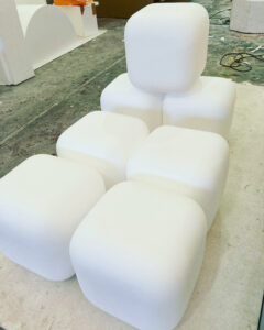 発泡スチロール特大サイコロ