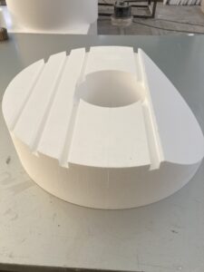 発泡スチロール溝加工