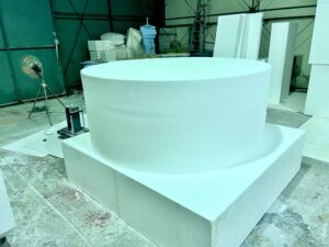 2メートルの円柱