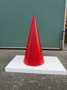 イベント用円すい塗装