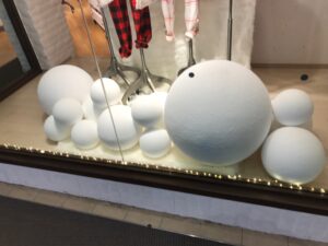 雪の再現　球体