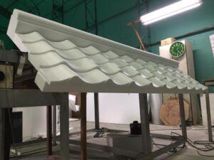 発泡スチロール擬似瓦