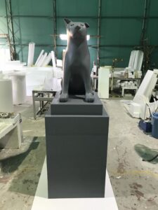 展示会用ハチ公オブジェ