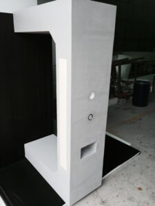 発泡スチロール製コンクリート製品オブジェ