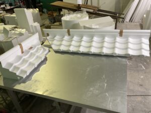 展示ブース用の擬似瓦